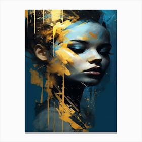 Abstract Painting Canvas Print