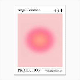 Angel Number 414 Protection Canvas Print