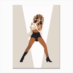 Tina Turner Icon Poster Canvas Print