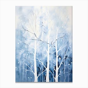 Winter Trees 1 Canvas Print