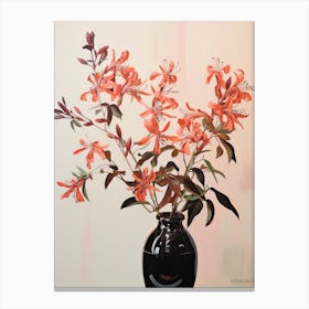 Bouquet Of Autumn Sage Flowers, Fall Florals Painting 1 Canvas Print