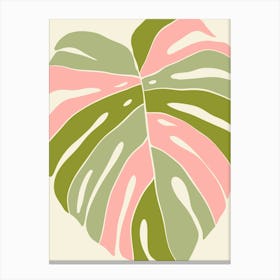 Monstera Leaf 4 Canvas Print