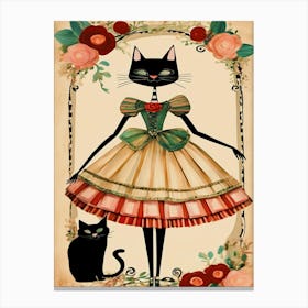 Dress Up Cat 1 Canvas Print