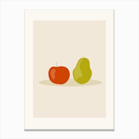 Apple And Pear Canvas Print