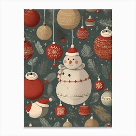 Christmas Background 2 Canvas Print