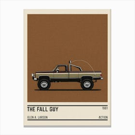 The Fall Guy Tv Series Car Canvas Print