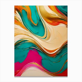 Flowing Art Canvas Print