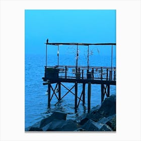 Pier At Dusk Canvas Print