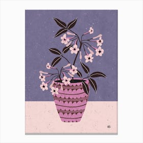 Little Pink Flowers Canvas Print