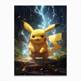 Pokemon Pikachu 8 Canvas Print