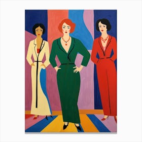 Three Women 1 Canvas Print