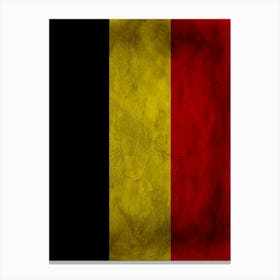 Belgium Flag Texture Canvas Print