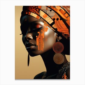 African Beauty 2 Canvas Print