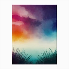 Abstract Watercolor Painting 10 Canvas Print