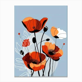 Poppies 81 Canvas Print