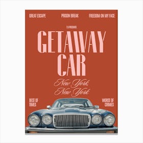 Getaway Car Music Lyrics 2 Canvas Print