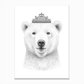 Queen Bear Canvas Print