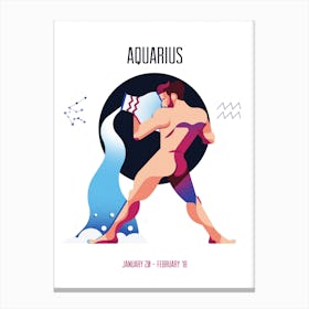 Aquarius Canvas Print