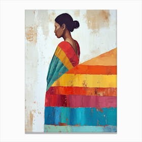 'Indian Woman', Mexico Canvas Print