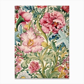 Floral Tapestry Canvas Print