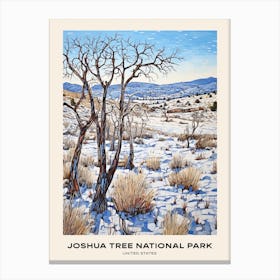 Joshua Tree National Park United States 3 Poster Canvas Print