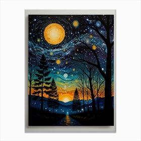 Starry Night 215 Canvas Print