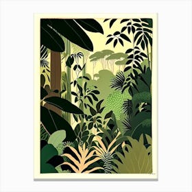 Close Up Jungle 3 Rousseau Inspired Canvas Print