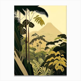 Costa Rica Rousseau Inspired Tropical Destination Canvas Print