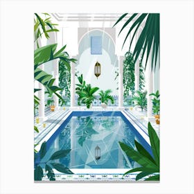 Islamic Interior Design Canvas Print