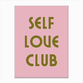 SELFLOVECLUB Canvas Print