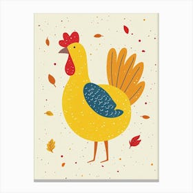 Yellow Turkey 4 Canvas Print