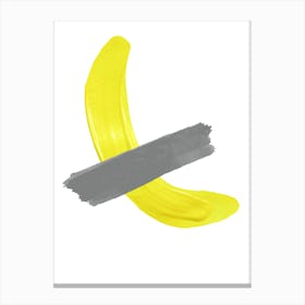 Yellow Banana Canvas Print