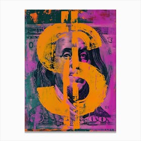 Dollar Sign 2 Canvas Print