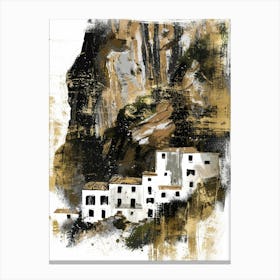 Village In The Mountains 1 Canvas Print