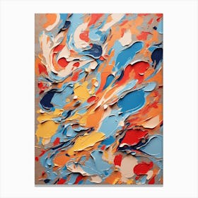 Abstarct Paint Canvas Print