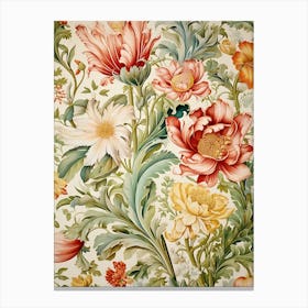 Floral Wallpaper 39 Canvas Print