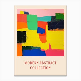 Modern Abstract Collection Poster 41 Canvas Print