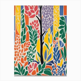 Trees Matisse Style Canvas Print