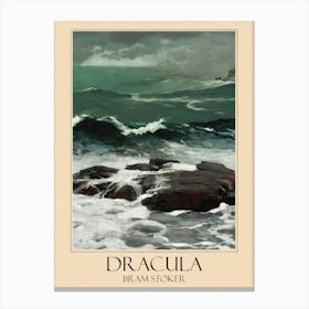 Classic Literature Art - Dracula Canvas Print