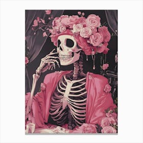 Pink Haloween 106 Canvas Print