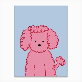 Poodle Canvas Print