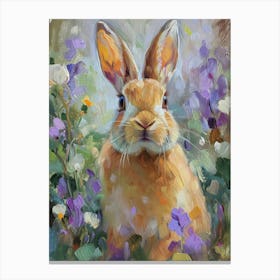 Cinnamon Rabbit Painting 1 Canvas Print