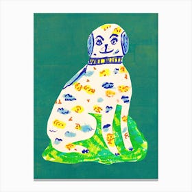 Ceramic Dog Canvas Print