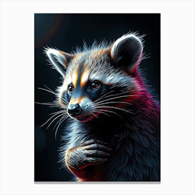 Wild Animal Creative Portrait 58 Canvas Print