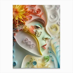 Quilling Art 4 Canvas Print