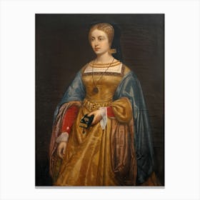 Elizabeth, Queen Canvas Print