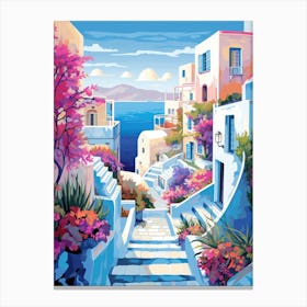 Greece Painting 6 Canvas Print