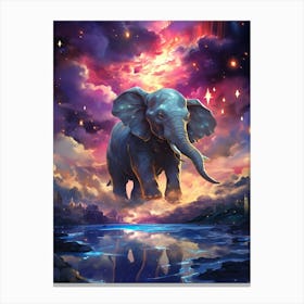 Elephant In The Sky 2 Canvas Print