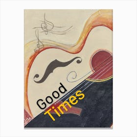 Gym Wall Art, Good Times, Vibrant Expressions Canvas Print