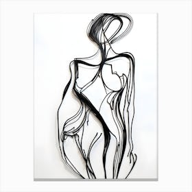 Wire Sculpture 5 Canvas Print